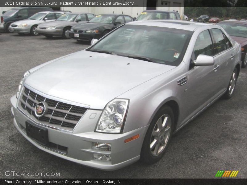 Radiant Silver Metallic / Light Gray/Ebony 2011 Cadillac STS V6 Luxury