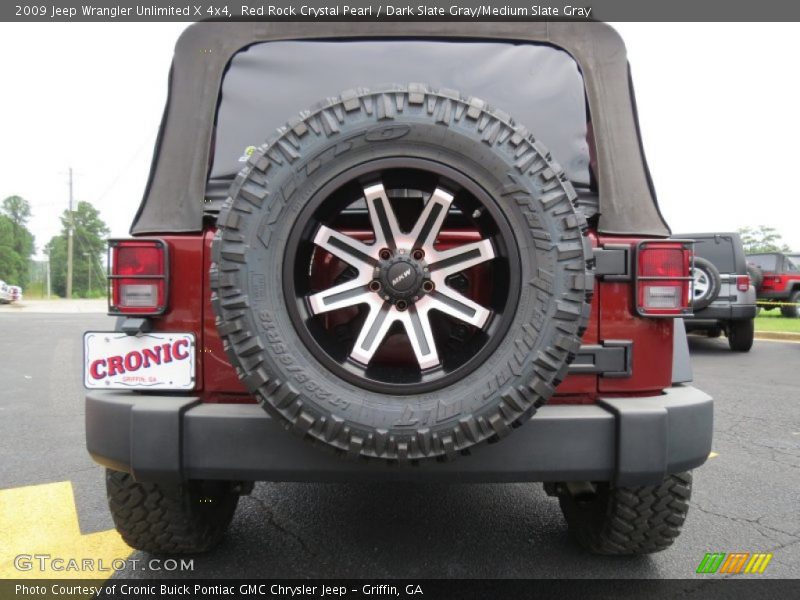 Red Rock Crystal Pearl / Dark Slate Gray/Medium Slate Gray 2009 Jeep Wrangler Unlimited X 4x4