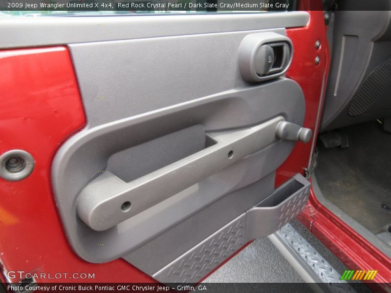 Red Rock Crystal Pearl / Dark Slate Gray/Medium Slate Gray 2009 Jeep Wrangler Unlimited X 4x4
