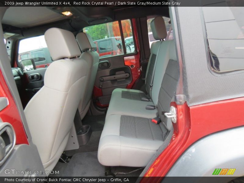 Red Rock Crystal Pearl / Dark Slate Gray/Medium Slate Gray 2009 Jeep Wrangler Unlimited X 4x4