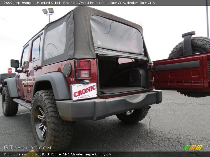 Red Rock Crystal Pearl / Dark Slate Gray/Medium Slate Gray 2009 Jeep Wrangler Unlimited X 4x4