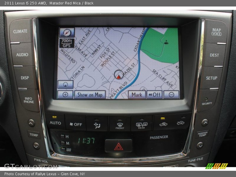 Navigation of 2011 IS 250 AWD