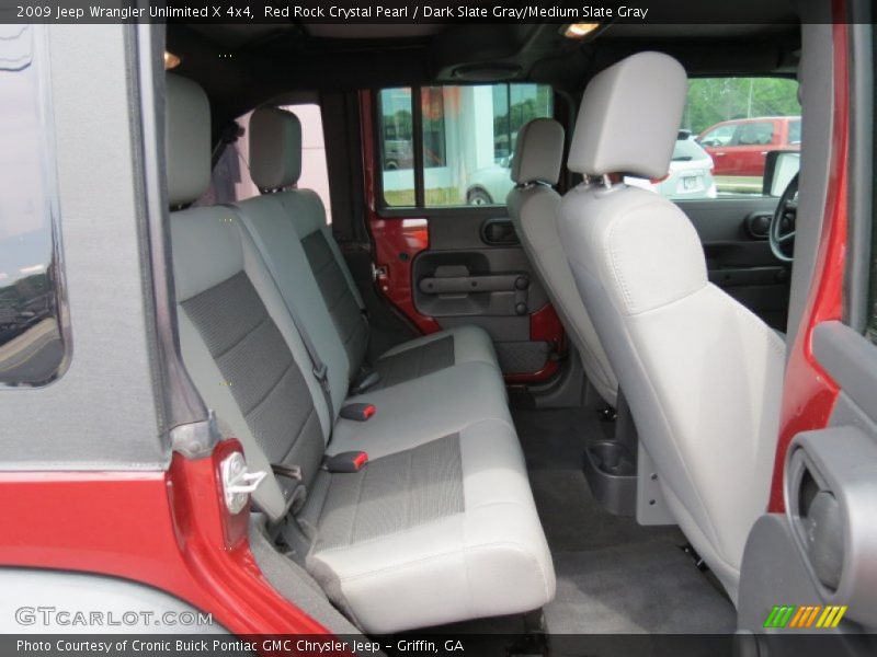 Red Rock Crystal Pearl / Dark Slate Gray/Medium Slate Gray 2009 Jeep Wrangler Unlimited X 4x4