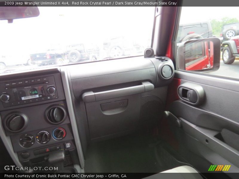 Red Rock Crystal Pearl / Dark Slate Gray/Medium Slate Gray 2009 Jeep Wrangler Unlimited X 4x4