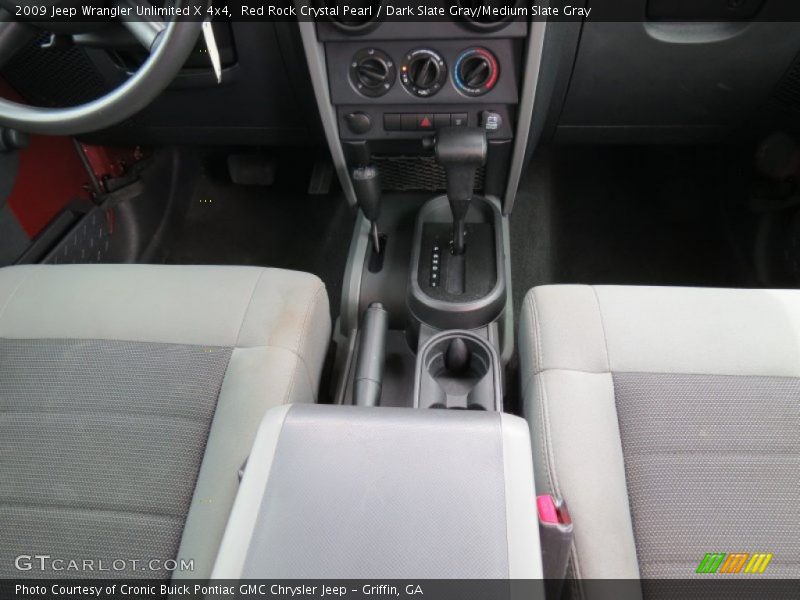 Red Rock Crystal Pearl / Dark Slate Gray/Medium Slate Gray 2009 Jeep Wrangler Unlimited X 4x4