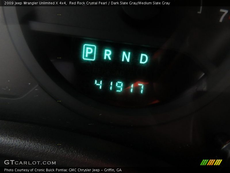 Red Rock Crystal Pearl / Dark Slate Gray/Medium Slate Gray 2009 Jeep Wrangler Unlimited X 4x4