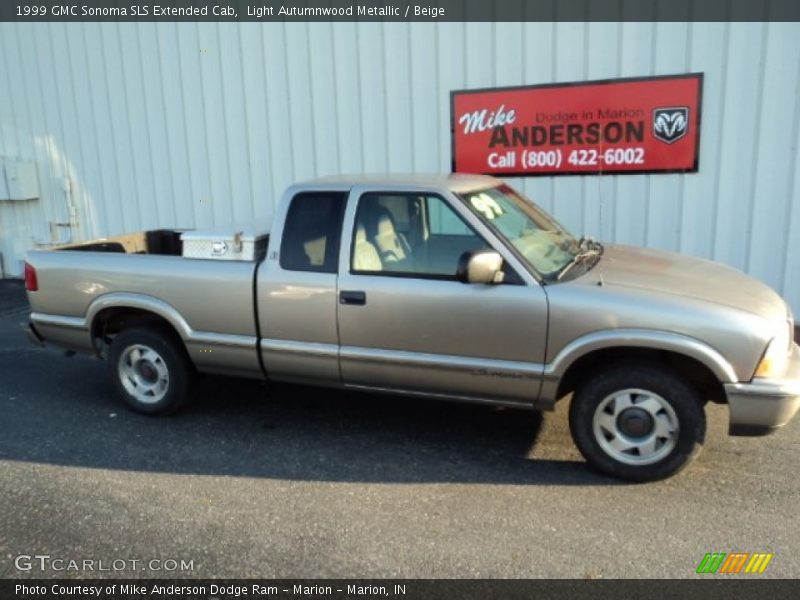 Light Autumnwood Metallic / Beige 1999 GMC Sonoma SLS Extended Cab