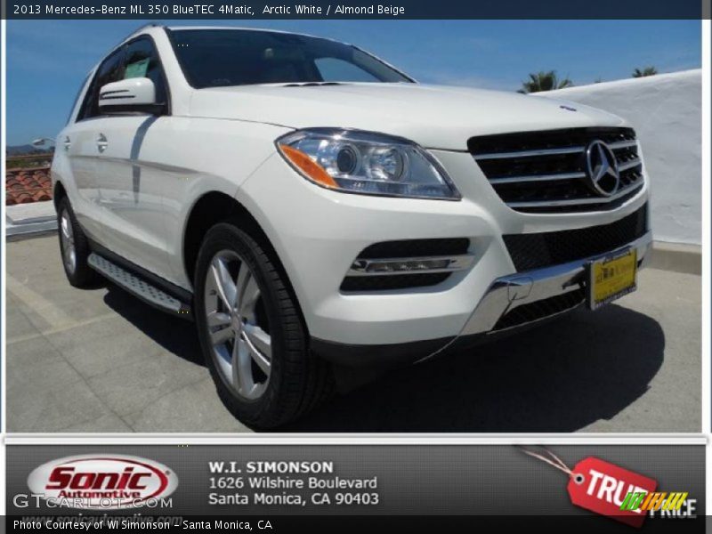 Arctic White / Almond Beige 2013 Mercedes-Benz ML 350 BlueTEC 4Matic