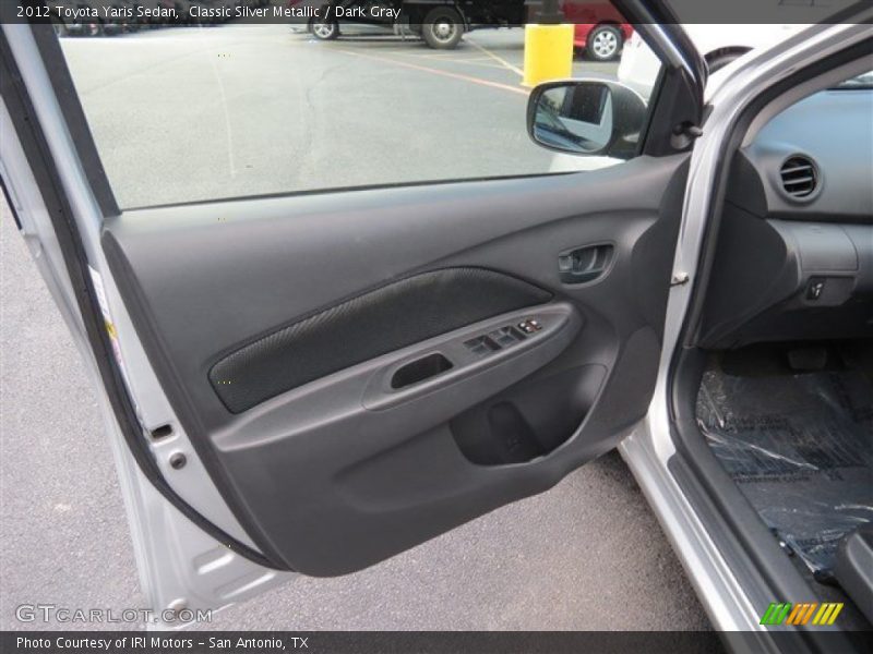 Classic Silver Metallic / Dark Gray 2012 Toyota Yaris Sedan