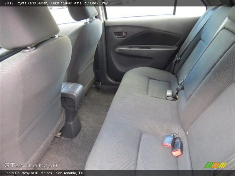 Classic Silver Metallic / Dark Gray 2012 Toyota Yaris Sedan