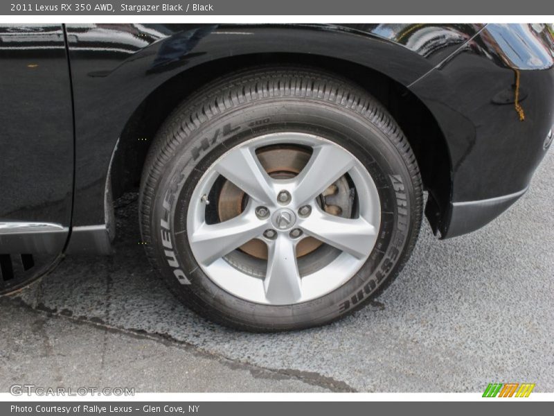 Stargazer Black / Black 2011 Lexus RX 350 AWD