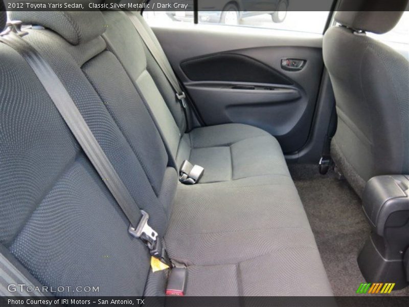 Classic Silver Metallic / Dark Gray 2012 Toyota Yaris Sedan