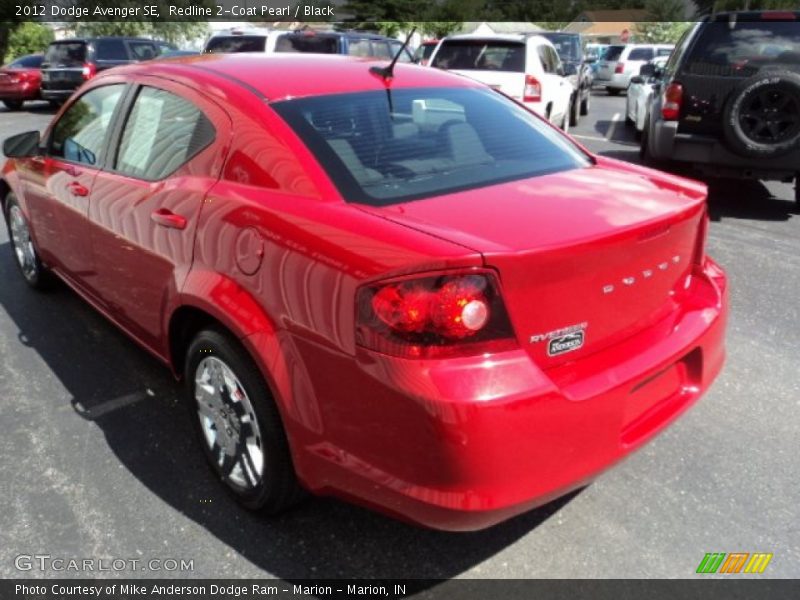 Redline 2-Coat Pearl / Black 2012 Dodge Avenger SE