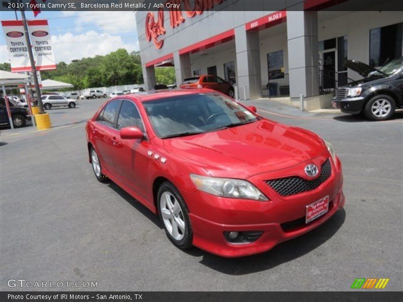 Barcelona Red Metallic / Ash Gray 2010 Toyota Camry SE