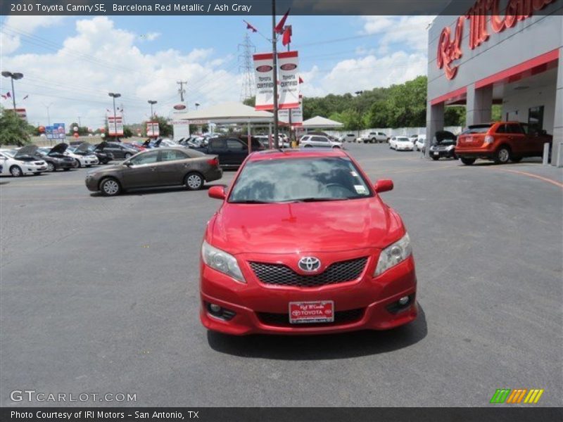 Barcelona Red Metallic / Ash Gray 2010 Toyota Camry SE