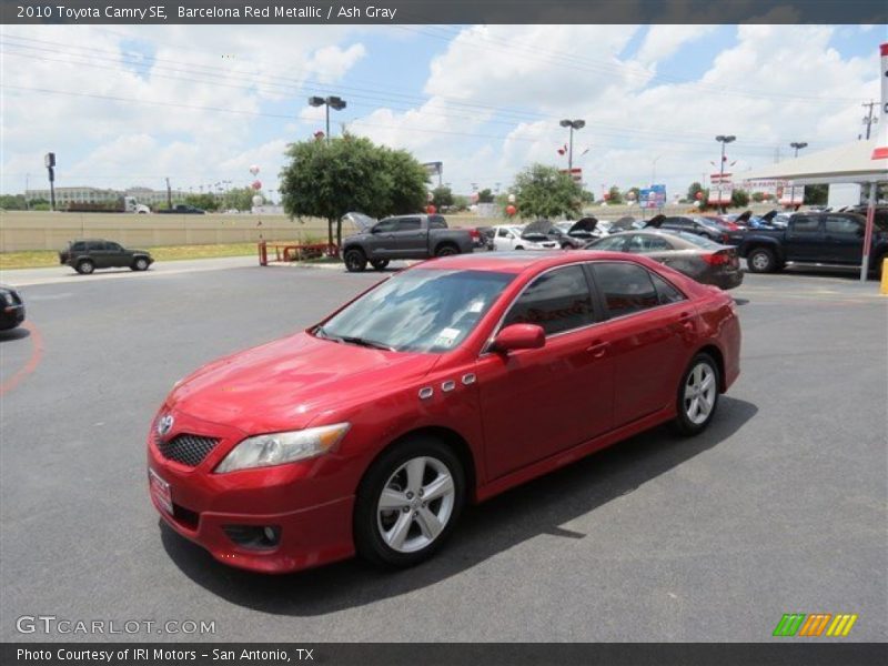 Barcelona Red Metallic / Ash Gray 2010 Toyota Camry SE
