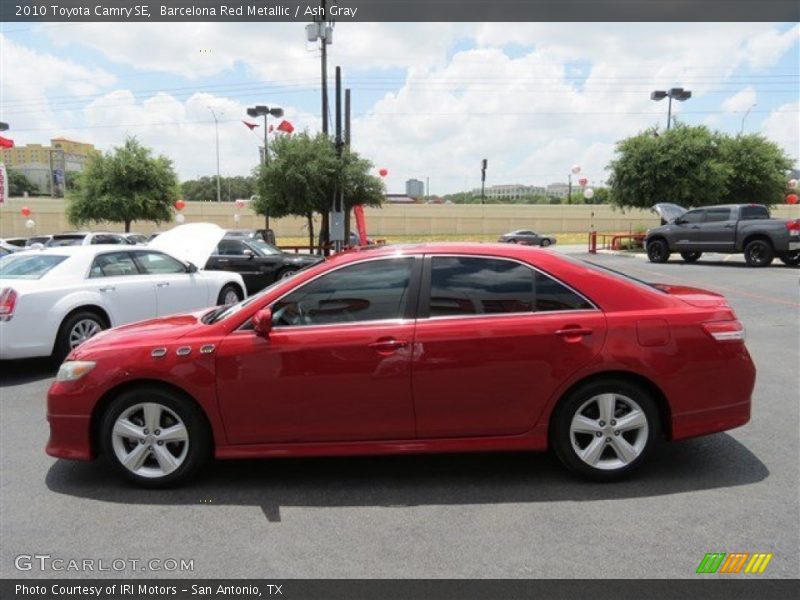 Barcelona Red Metallic / Ash Gray 2010 Toyota Camry SE