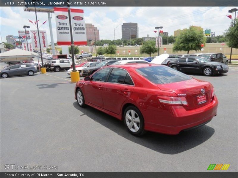 Barcelona Red Metallic / Ash Gray 2010 Toyota Camry SE