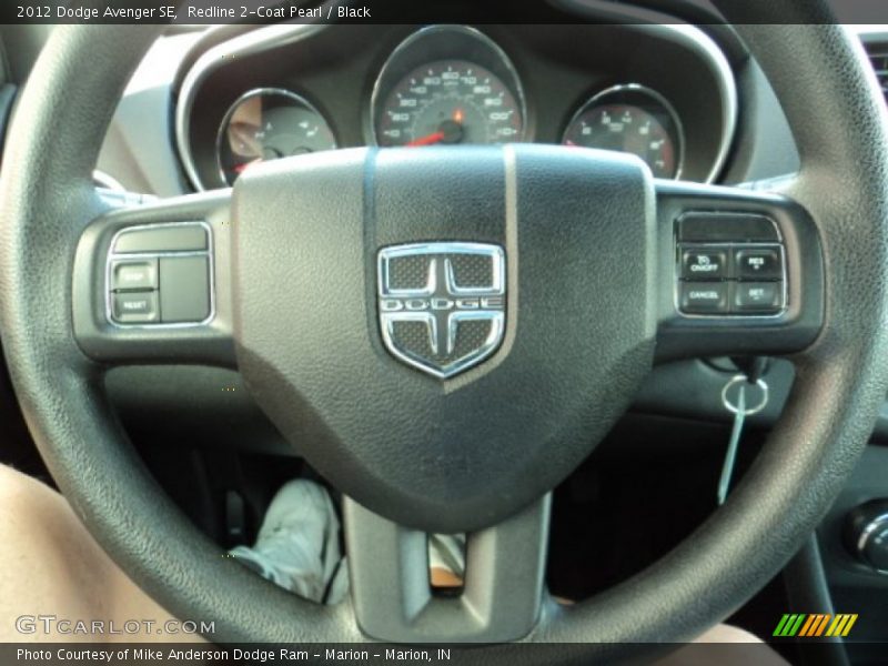 Redline 2-Coat Pearl / Black 2012 Dodge Avenger SE