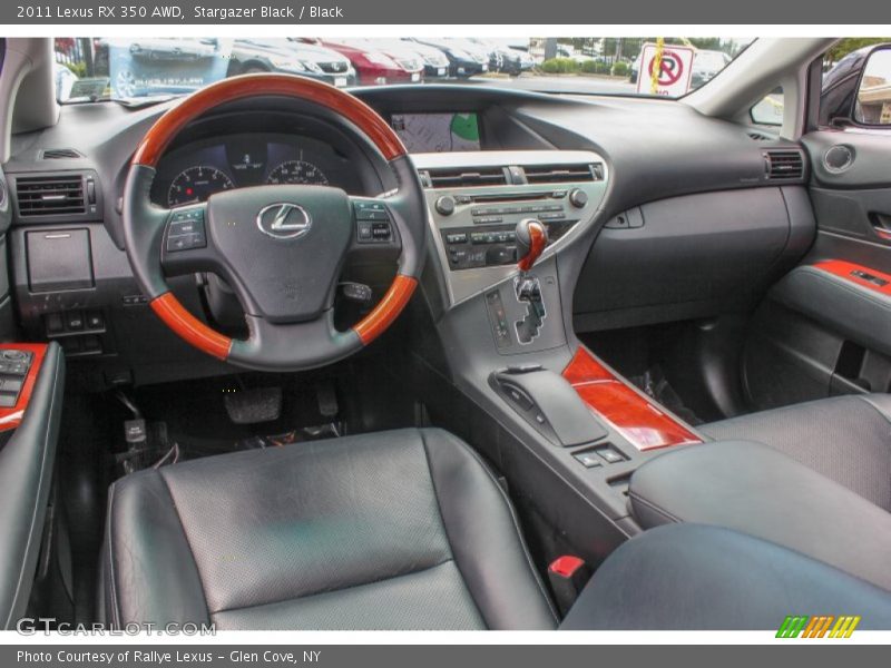 Stargazer Black / Black 2011 Lexus RX 350 AWD
