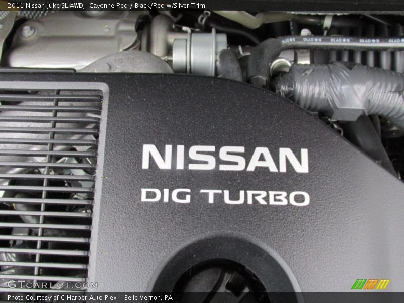 Cayenne Red / Black/Red w/Silver Trim 2011 Nissan Juke SL AWD