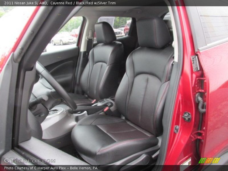 Cayenne Red / Black/Red w/Silver Trim 2011 Nissan Juke SL AWD