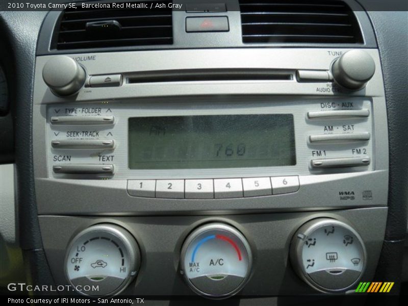 Barcelona Red Metallic / Ash Gray 2010 Toyota Camry SE