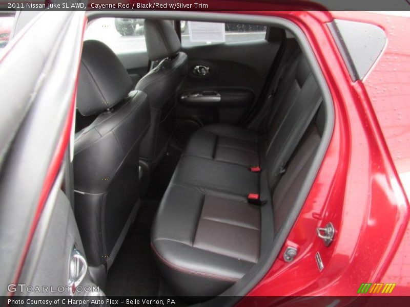 Cayenne Red / Black/Red w/Silver Trim 2011 Nissan Juke SL AWD
