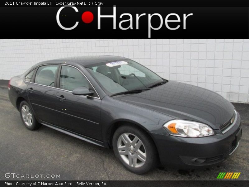 Cyber Gray Metallic / Gray 2011 Chevrolet Impala LT