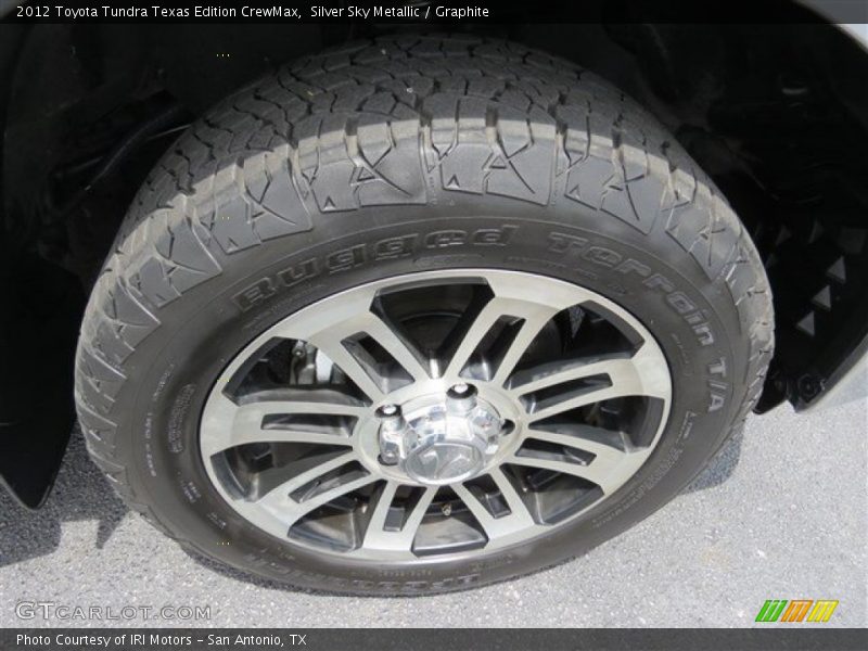 Silver Sky Metallic / Graphite 2012 Toyota Tundra Texas Edition CrewMax