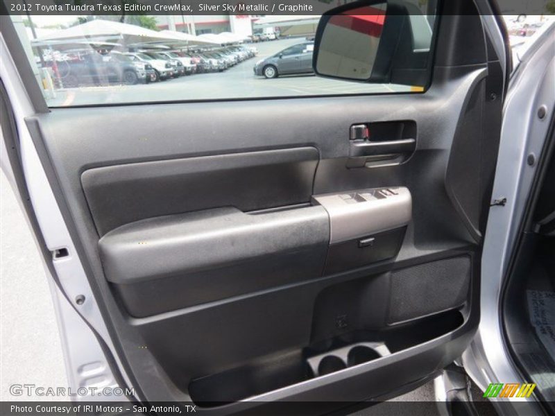 Silver Sky Metallic / Graphite 2012 Toyota Tundra Texas Edition CrewMax