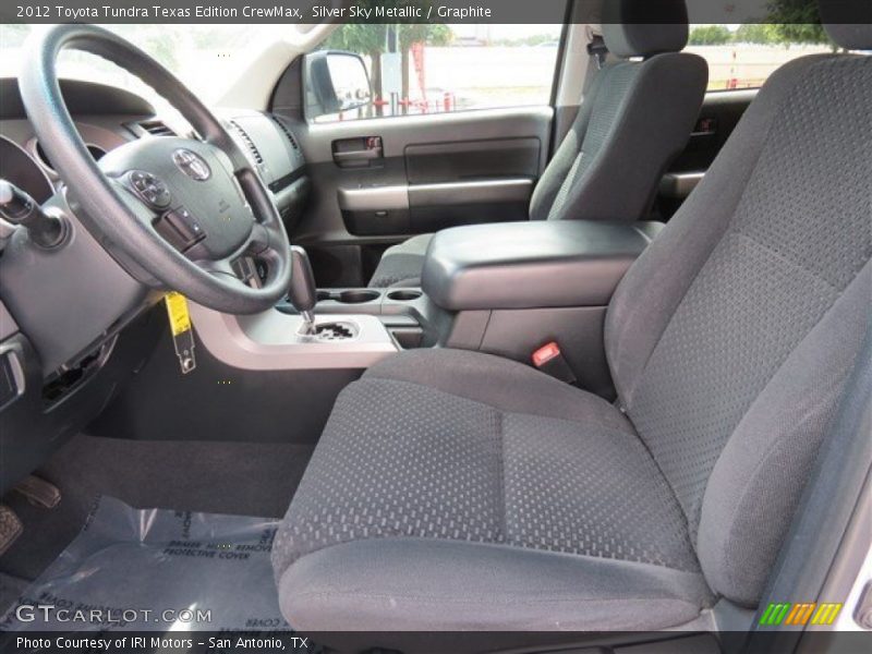 Silver Sky Metallic / Graphite 2012 Toyota Tundra Texas Edition CrewMax