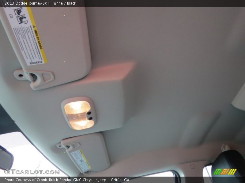 White / Black 2013 Dodge Journey SXT
