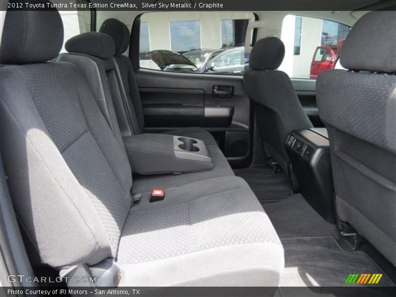 Silver Sky Metallic / Graphite 2012 Toyota Tundra Texas Edition CrewMax