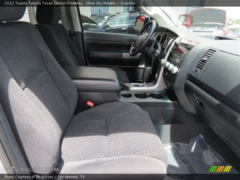 Silver Sky Metallic / Graphite 2012 Toyota Tundra Texas Edition CrewMax