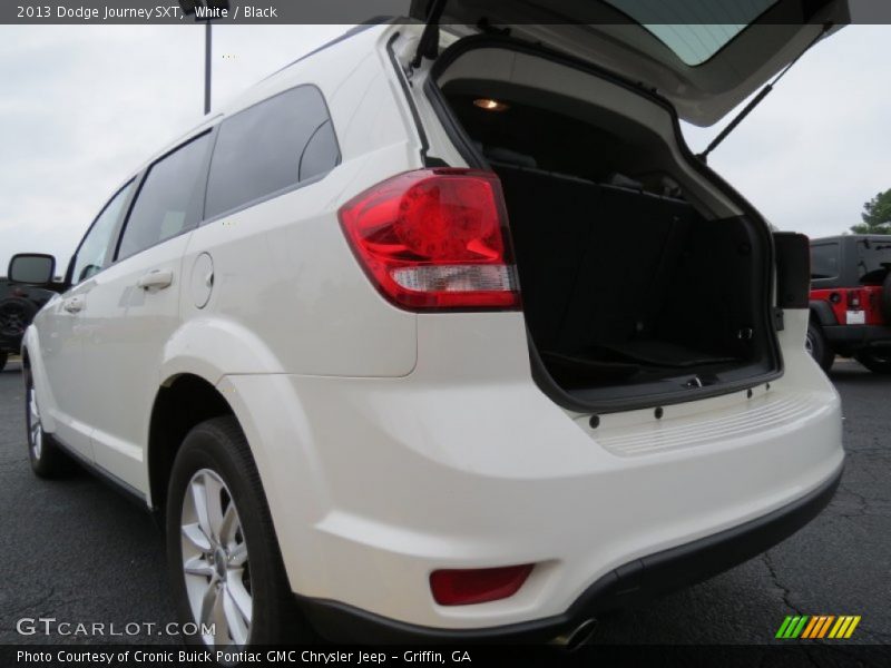 White / Black 2013 Dodge Journey SXT