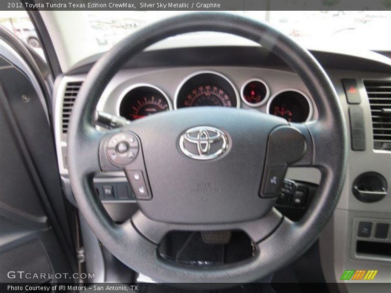 Silver Sky Metallic / Graphite 2012 Toyota Tundra Texas Edition CrewMax