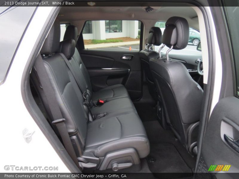 White / Black 2013 Dodge Journey SXT
