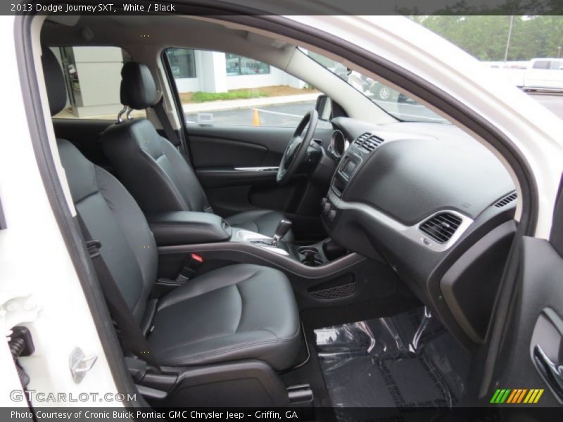 White / Black 2013 Dodge Journey SXT