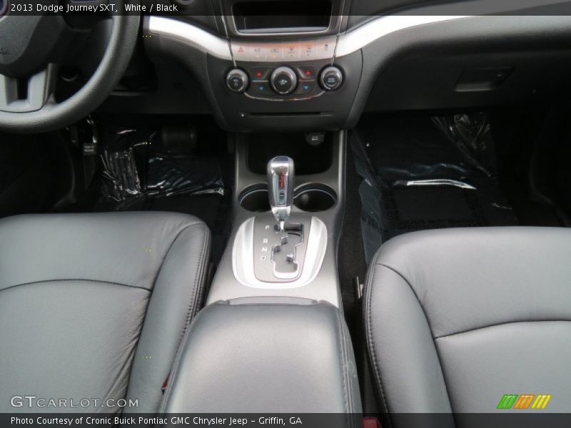 White / Black 2013 Dodge Journey SXT