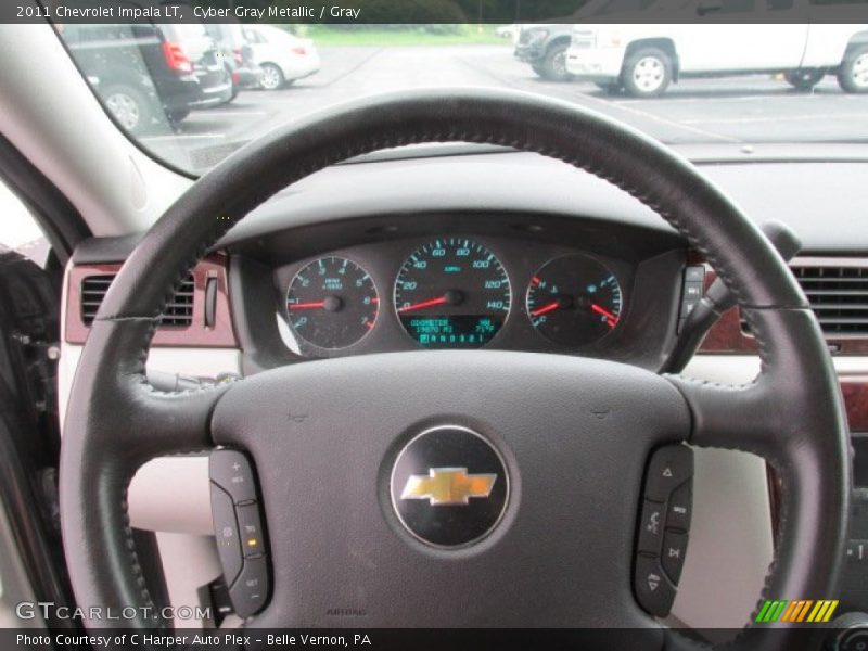 Cyber Gray Metallic / Gray 2011 Chevrolet Impala LT