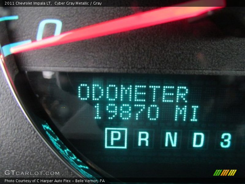 Cyber Gray Metallic / Gray 2011 Chevrolet Impala LT