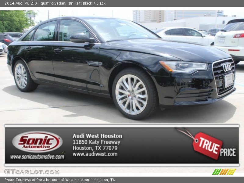 Brilliant Black / Black 2014 Audi A6 2.0T quattro Sedan