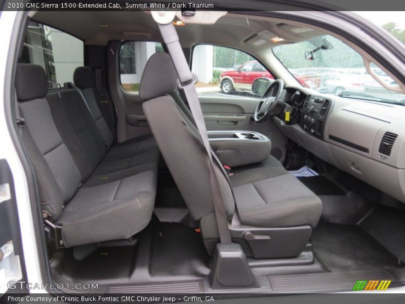 Summit White / Dark Titanium 2010 GMC Sierra 1500 Extended Cab