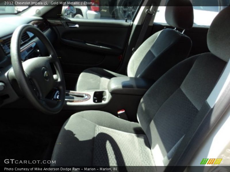 Gold Mist Metallic / Ebony 2012 Chevrolet Impala LS