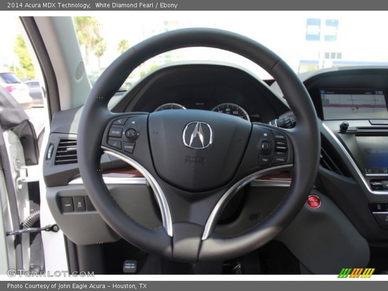 White Diamond Pearl / Ebony 2014 Acura MDX Technology