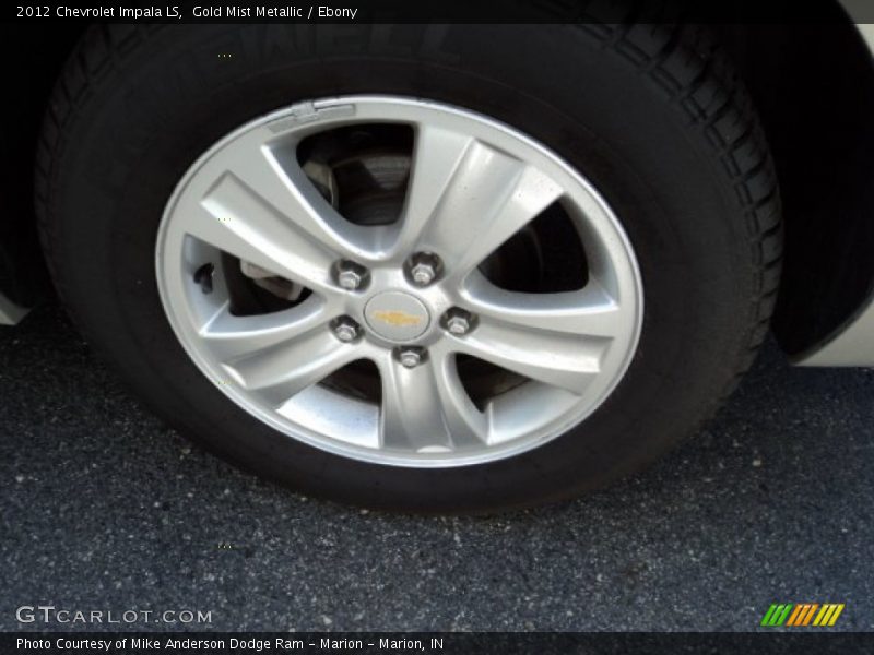 Gold Mist Metallic / Ebony 2012 Chevrolet Impala LS