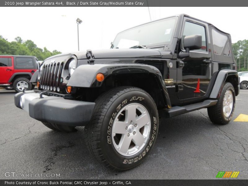 Black / Dark Slate Gray/Medium Slate Gray 2010 Jeep Wrangler Sahara 4x4