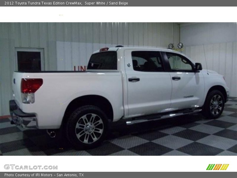 Super White / Sand Beige 2012 Toyota Tundra Texas Edition CrewMax