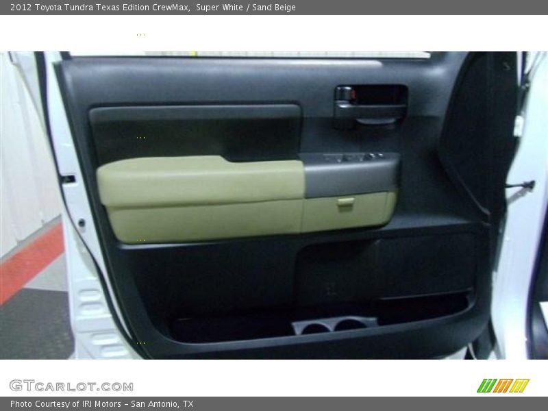 Super White / Sand Beige 2012 Toyota Tundra Texas Edition CrewMax